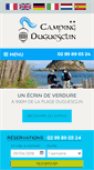 Mobile Screenshot of camping-duguesclin.com